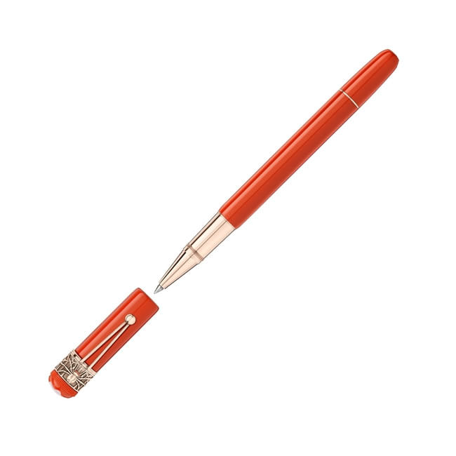 Caneta-Montblanc-Rollerball-Heritage-Colecao-Rouge-Et-Noir-Spider-Metamorphosis-Special-Edition-Coral-118233