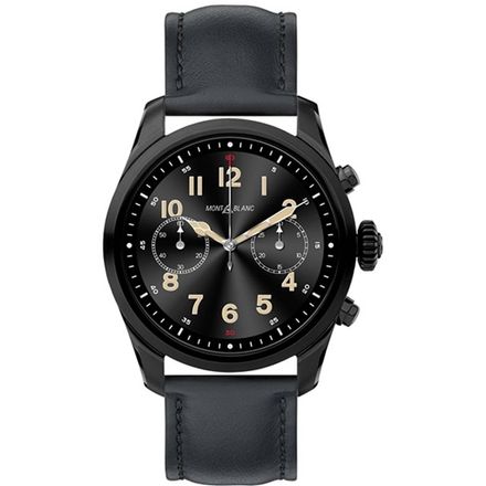 Relógio Montblanc Summit 2 Smartwatch Couro Preto 42mm - 123857