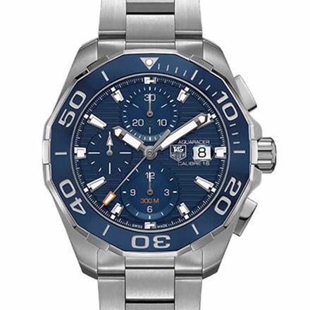 Relógio TAG Heuer Aquaracer Calibre 16 Automático Mostrador Azul 41mm - WAZ1110.BA0875