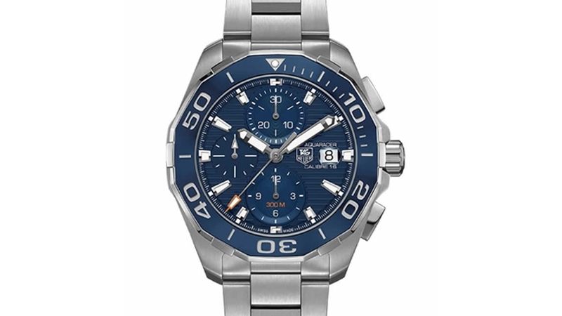 Rel gio TAG Heuer Aquaracer Calibre 16 Autom tico Mostrador Azul