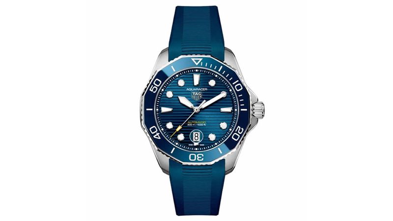 Rel gio TAG Heuer Aquaracer Professional 300 Azul Autom tico 43 mm