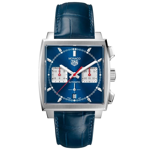 Rel gio TAG Heuer Monaco Azul Autom tico 39 mm CBL2111.FC6453