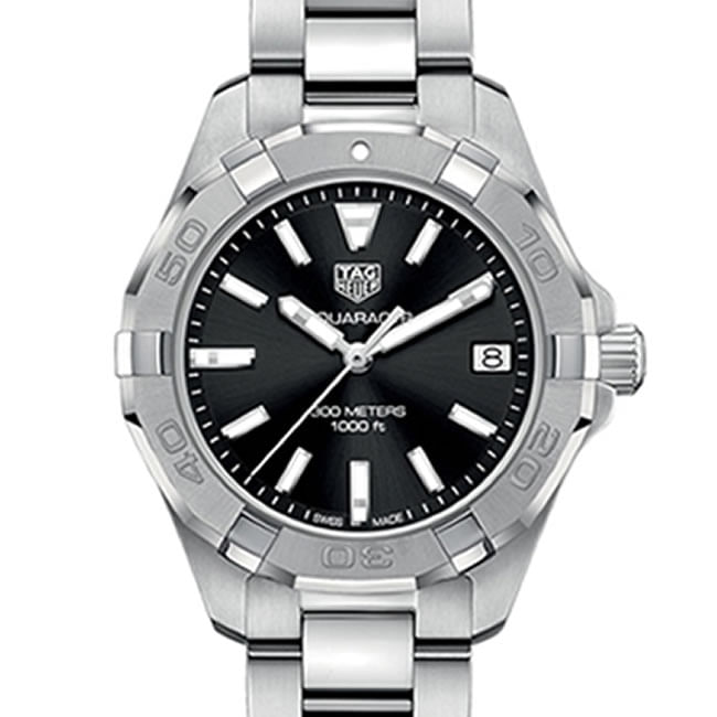 Rel gio TAG Heuer Aquaracer Calibre Quartz Feminino Preto A o 43mm