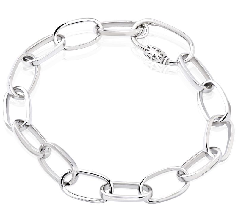 Pulseira-de-Ouro-Branco-com-Elos-Ovais