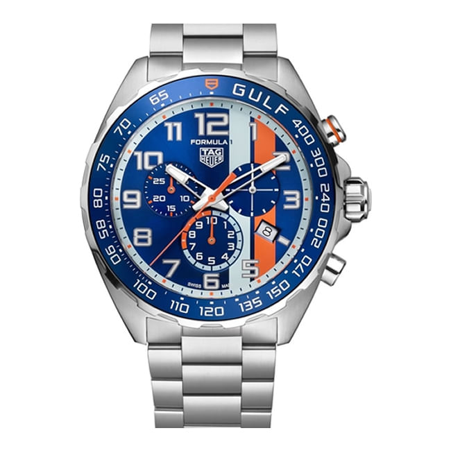 Rel gio Tag Heuer F rmula 1 Gulf 43 mm CAZ101AT.BA0842