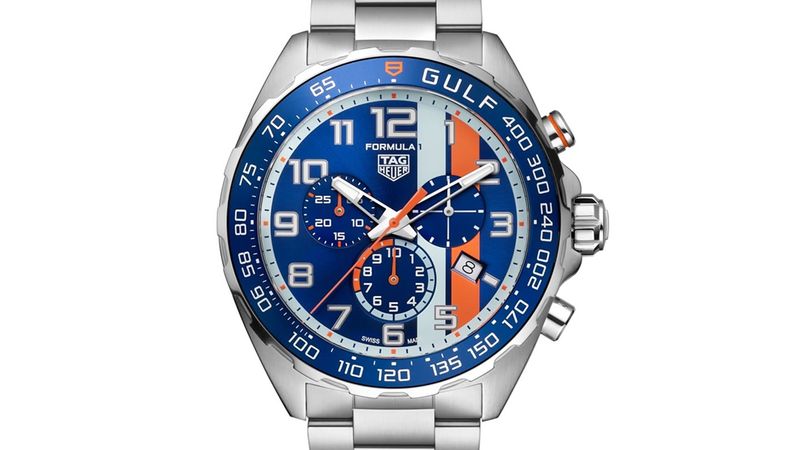 Rel gio Tag Heuer F rmula 1 Gulf 43 mm CAZ101AT.BA0842