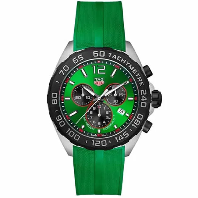 Relogio-TAG-Heuer-Formula-1---Quartzo-43mm-Mostrador-e-Pulseira-de-Borracha-Verde---CAZ101AP.FT8056