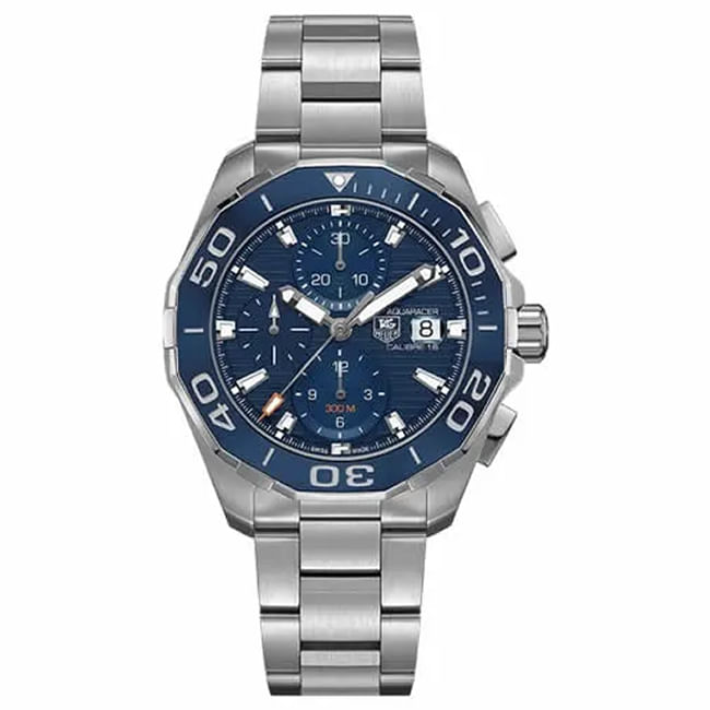 Rel gio TAG Heuer Aquaracer Calibre 16 Autom tico Mostrador Azul