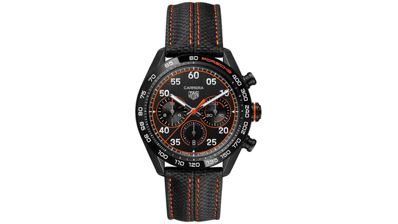 Rel gio Tag Heuer Carrera Porsche Orange Racing Cron grafo