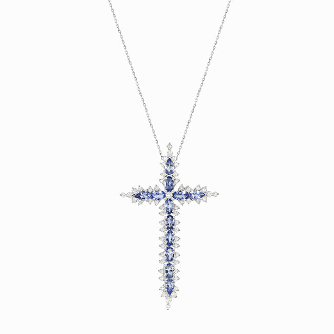 Colar-Ouro-Branco-Cruz-Maleavel-Tanzanita-e-Diamantes-
