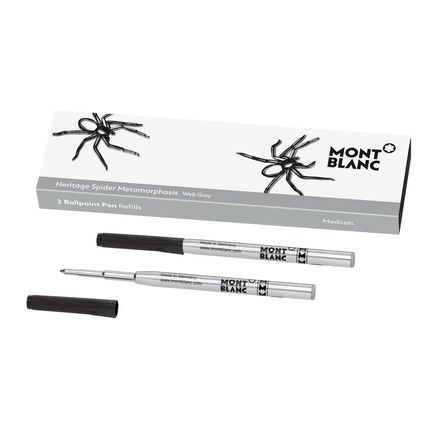 Refil Caneta Montblanc Esferográfica Heritage Spider Metamorphosis Web Grey Medium - 118203