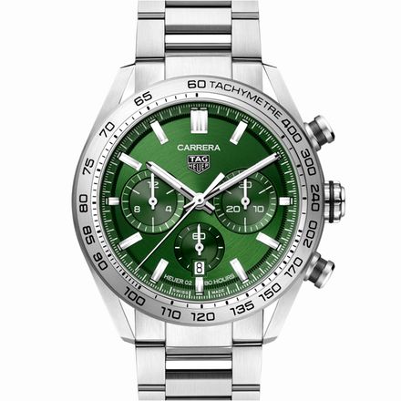 Relógio TAG Heuer Carrera Mostrado Verde Aço 44mm - CBN2A10.BA0643
