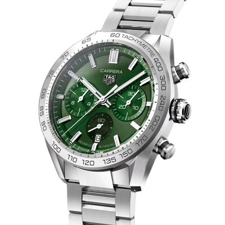 Relógio TAG Heuer Carrera Mostrado Verde Aço 44mm - CBN2A10.BA0643